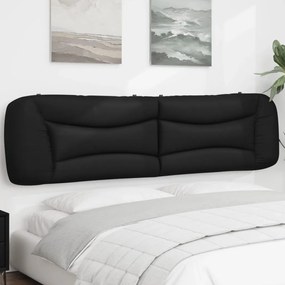 Cuscino Testiera Nero 200 Cm İn Similpelle /