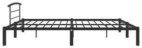 Giroletto nero in metallo 200x200 cm