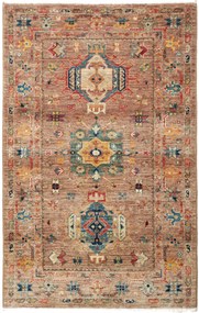Samarkand Tappeto 80 x 130 Grigio (Pakistan) Annodato A Mano