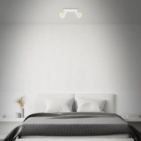 Briloner 2674-026 - Faretto RETRO 2xE14/25W/230V bianco