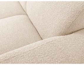 Divano angolare beige in tessuto bouclé (angolo destro) Molino - Micadoni Home