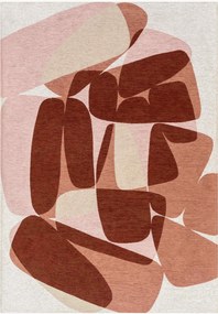 Tappeto jacquard lavabile da interno-esterno Stones