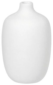 Vaso bianco in ceramica (altezza totale 13 cm) Ceola – Blomus