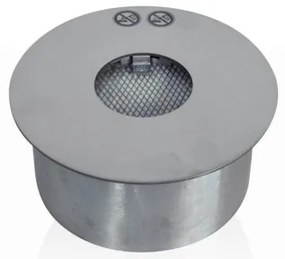 Bruciatore tondo per camino a bioetanolo biocamino inox 2,5 lt d.25 cm