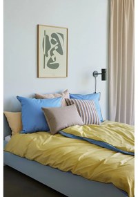 Cuscino in cotone blu-marrone Rita, 50 x 50 cm - Hübsch