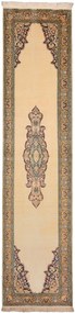 Cashmere Silk Tappeto orientale 330x80 Beige (Indian) Annodato A Mano