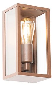 Applique industriale marrone ruggine 26 cm IP44 - Charlois