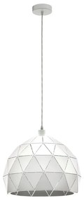Lampadario Design Roccaforte bianco E27 Ø40cm EGLO