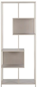 Libreria grigia 77x185x35 cm Seaford – Actona
