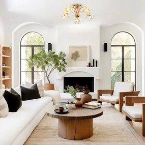 Brilagi - Lampadario a plafone MEGAPOLIS 5xE14/60W/230V oro