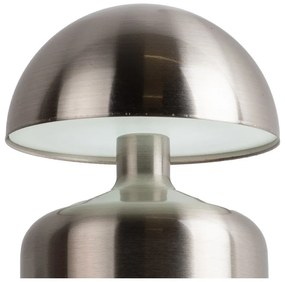 Lampada da tavolo a LED grigia (altezza 15 cm) Impetu - Leitmotiv
