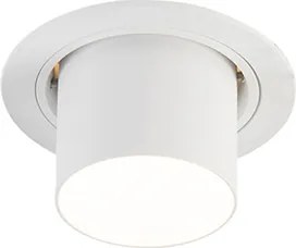 Faretto da incasso smart bianco inclinabile con WiFi GU10 - Installa