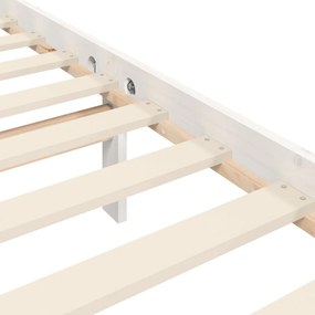 Giroletto con Testiera Bianco Small Double Legno Massello