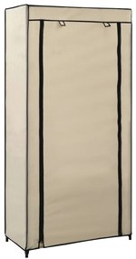 Scarpiera Coperta Crema 58x28x106 Cm İn Tessuto /