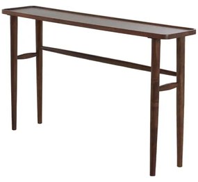 Consolle in acacia massiccia marrone 30x140 cm Qiano - Light &amp; Living
