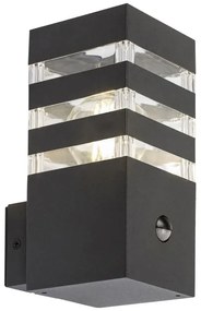 Rabalux 77025- Applique da esterno con sensore ANKARA 1xE27/12W/230V IP44