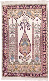Cashmere Silk Tappeto orientale 80x120 (Indian) Annodato A Mano