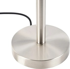 Lampada da tavolo in acciaio con paralume verde 25 cm - Simplo