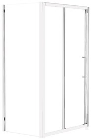 Pannello laterale per box doccia Record L 97 x H 195cm, Sp. 6 mm profilo in alluminio