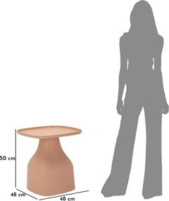 Tavolino rotondo in plastica ø 48 cm Gea – Mauro Ferretti