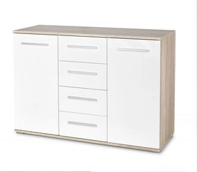Credenza Lima KM-4 in rovere Sonoma/bianco