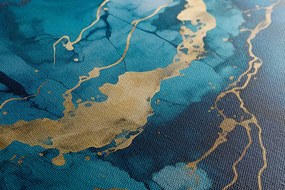 Stampa su tela – Marmo blu