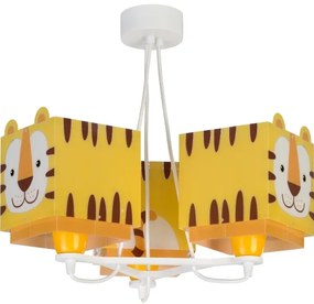 Dalber 64567 - Lampadario per bambini LITTLE TIGER 3xE27/60W/230V