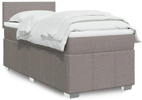 Giroletto A Molle Con Materasso Tortora 100x200 Cm İn Tessuto /
