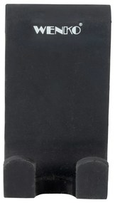 Appendino bifacciale in silicone nero Verna - Wenko