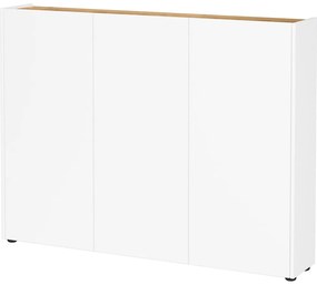 Scarpiera bianca effetto rovere 138x105x25 cm Libbiano – Germania