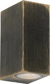 Applique moderna oro antico 2 luci IP44 - Baleno