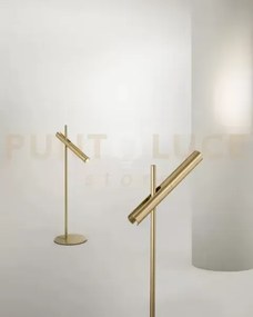 Sniper lumetto in metallo oro led 6w 3000k 480lm inclinabile 90° in...