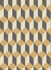 Cole & Son Carta da parati Delano - Gold/ Black
