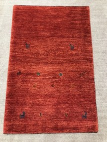Gashguli Tappeto 80x120 Rosso (Iran) Annodato A Mano