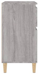 Credenza Grigio Sonoma 60x35x70 cm in Legno Multistrato