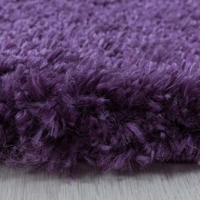 Tappeto viola scuro 200x290 cm Fluffy - Ayyildiz Carpets