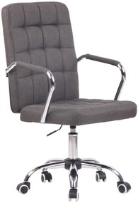 Sedia Ufficio Terni: Eleganza E Comfort İn Un Unico Scrivania / Dunkelgrau / Stoff