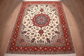 Tabriz Tappeto persiano 160 x 200 (Iran) Annodato A Mano