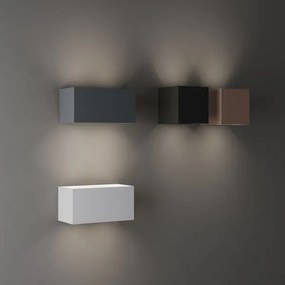 Ideal Lux - Lampada da parete LED per esterni ATOM LED/25W/230V CRI 90 IP54 marrone