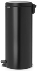 Bidone in acciaio nero opaco 30 l NewIcon - Brabantia