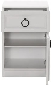 Comodino 63x40 cm bianco