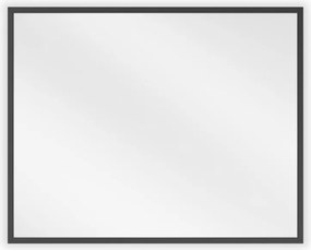 Mexen Loft specchio da bagno rettangolare 50 x 40 cm, cornice nera - 9852-050-040-000-70