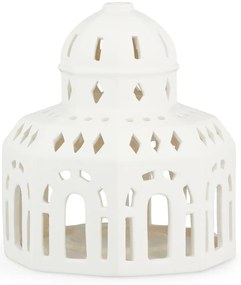 Portacandele natalizio in ceramica bianca Lighthouse, ø 12 cm Urbania Lighthouse Glassalen - Kähler Design