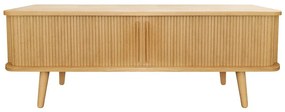 Tavolo TV in rovere di colore naturale 138x50 cm Rove - Woodman