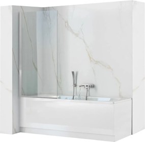 Schermo vasca mobile Rea Lagos 70 Chrome