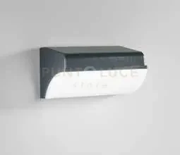 Applique led border antracite in policarbonato 30w 3550lm 4000k ip6...