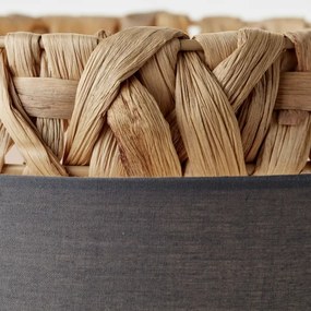 Brilliant - Lampada da tavolo WATERLILLY 1xE27/60W/230V grigio