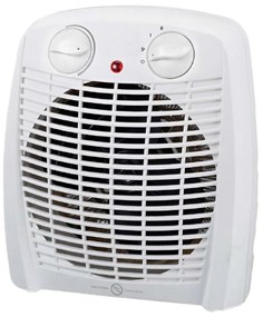 Termoventilatore Elettrico Silenzioso con 2 Modalita 1000W 2000W Livelli Regolabile con Autoprotezione Surriscaldamento Bianco 8565