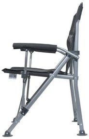 Sedia da campeggio pieghevole nera