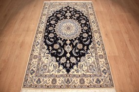 Nain Tappeto persiano 210x120 (Iran) Annodato A Mano